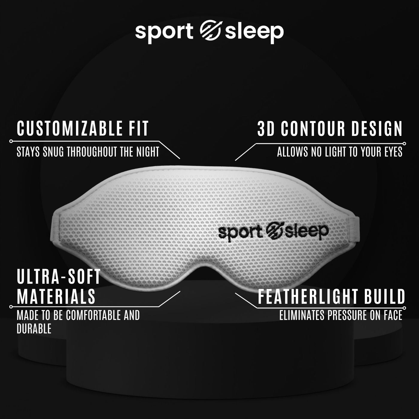 Sport Sleep 100% Blackout Mask