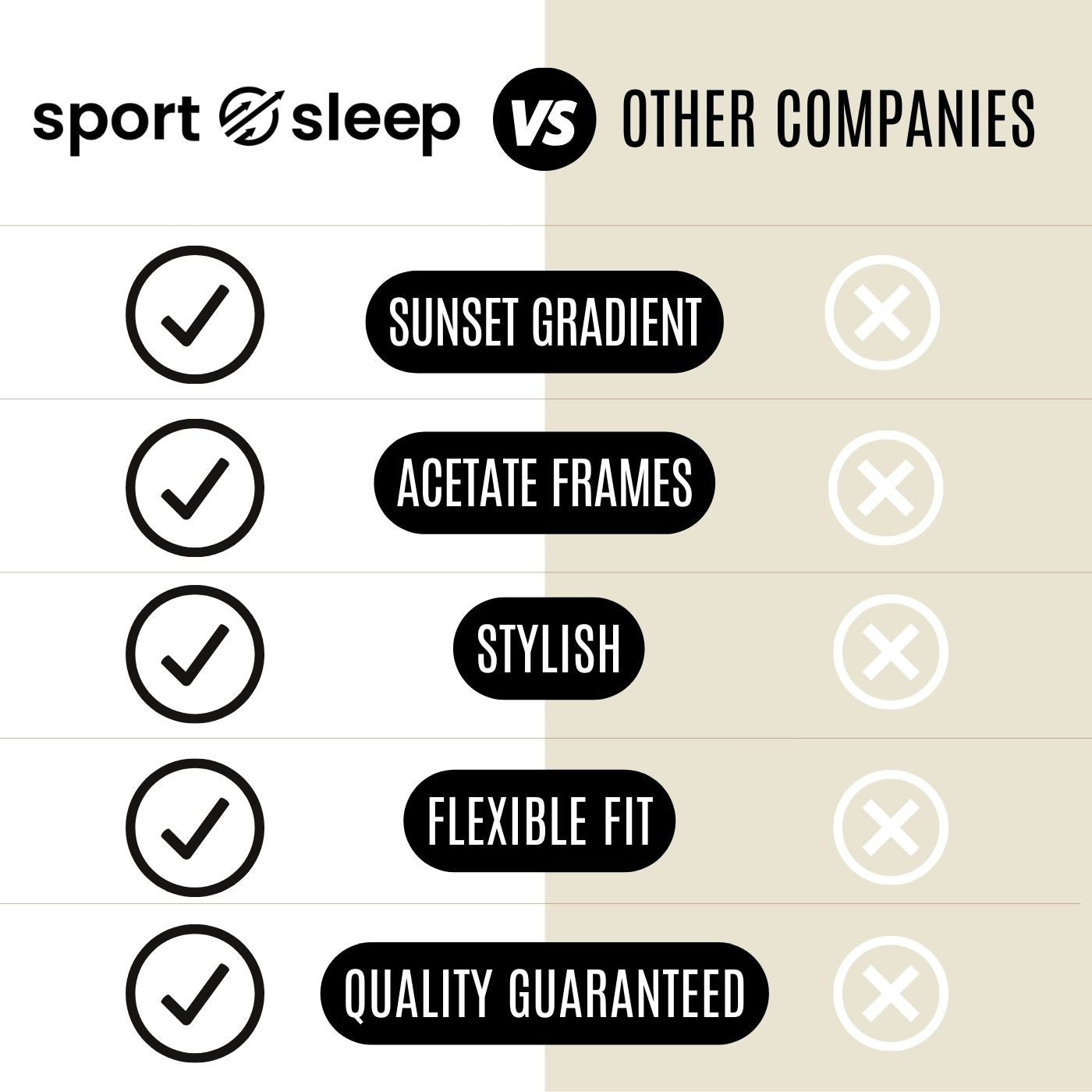 Sport Sleep Sunset Blue Light Blocking Glasses