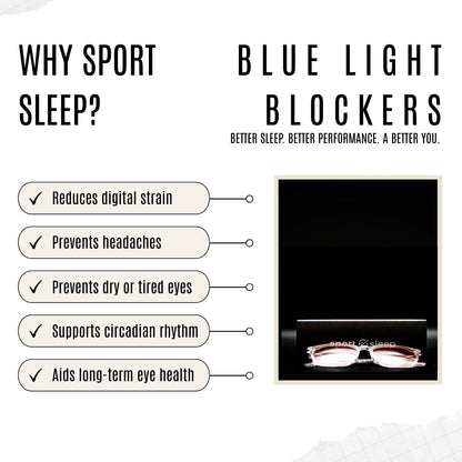 Sport Sleep Sunset Blue Light Blocking Glasses