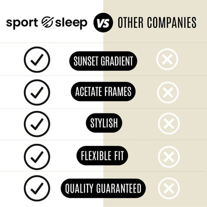 Sport Sleep Sunset Blue Light Blocking Glasses