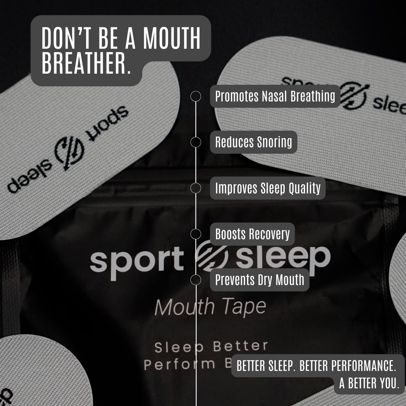 Sport Sleep Mouth Tape